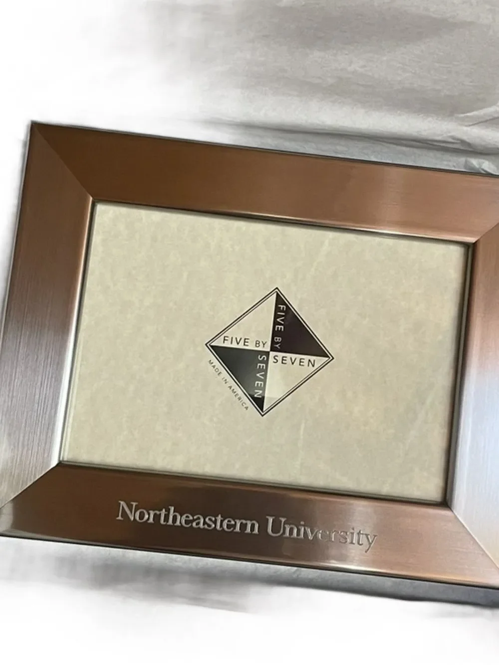 Northeastern University holds 5”x7”